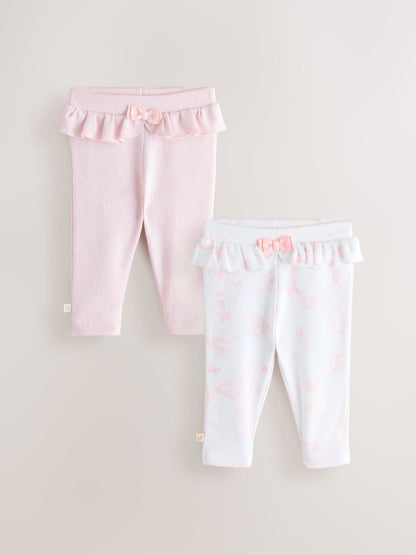 Baker by Ted Baker 2 Pack Pointelle Layette Leggings image 1