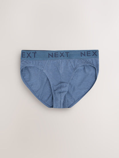 Dsiney Kidz - Blue / Grey Marl 10 pack Cotton Rich Briefs image 5