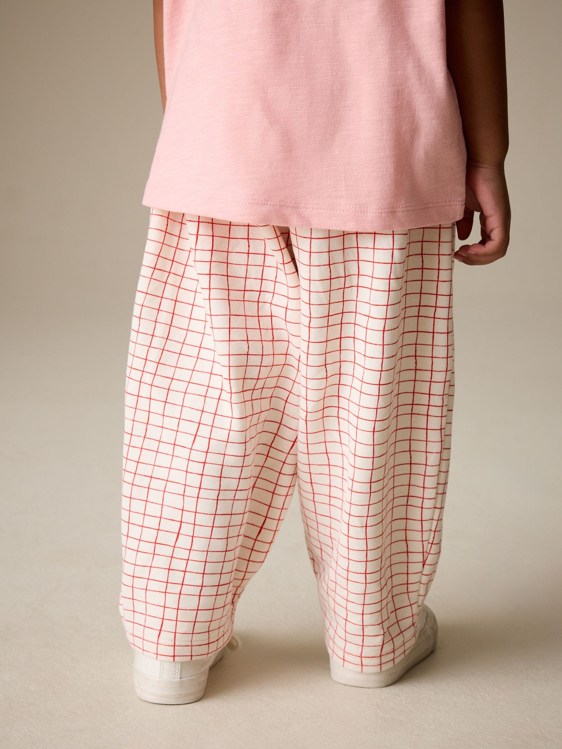 Pink Strawberry Embellished Barrel Trousers (3mths-7yrs) image 3