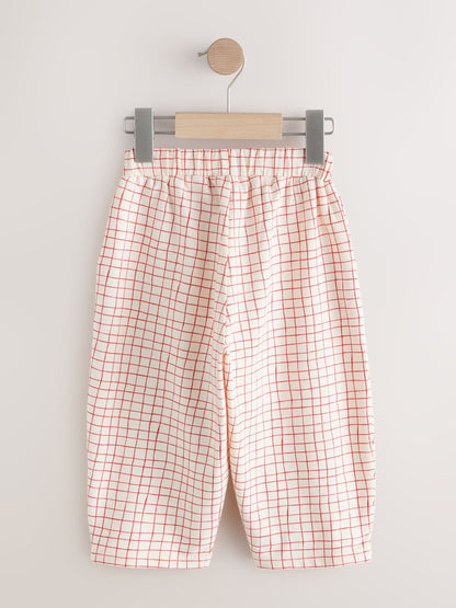 Pink Strawberry Embellished Barrel Trousers (3mths-7yrs) image 6