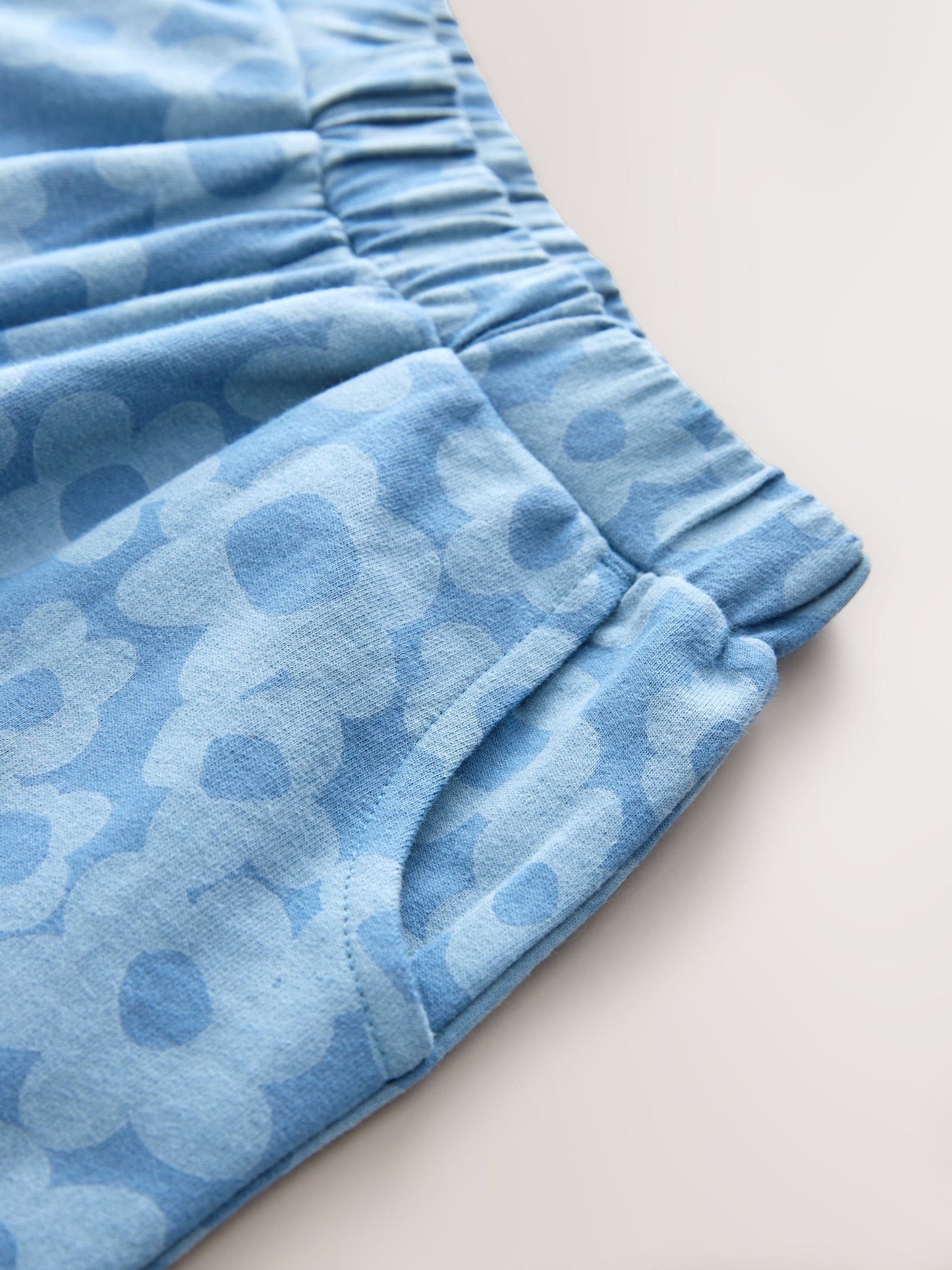 Blue Flower Embellished Barrel Trousers (3mths-7yrs) image 6