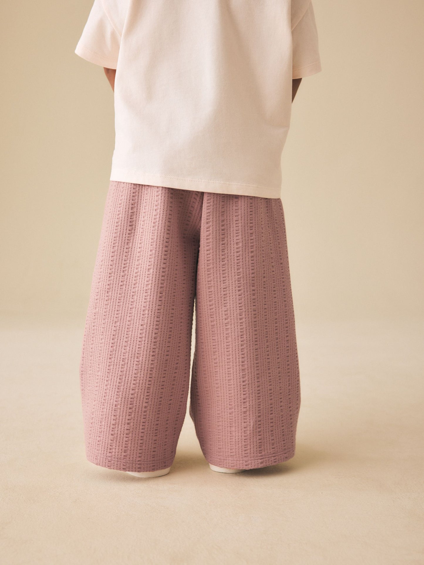 Brown Wide Leg Trousers (3mths-7yrs) image 3