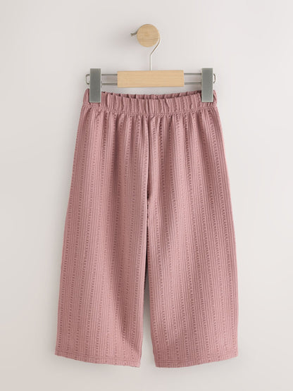 Brown Wide Leg Trousers (3mths-7yrs) image 5