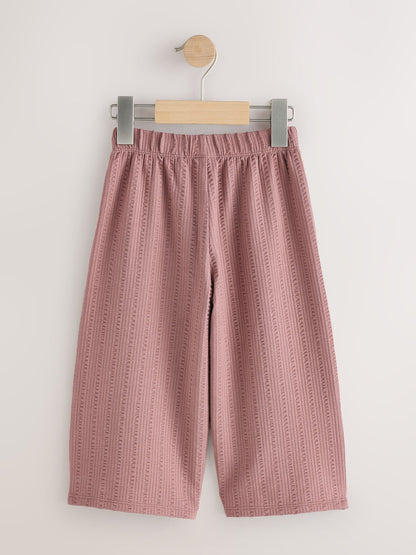 Brown Wide Leg Trousers (3mths-7yrs) image 6