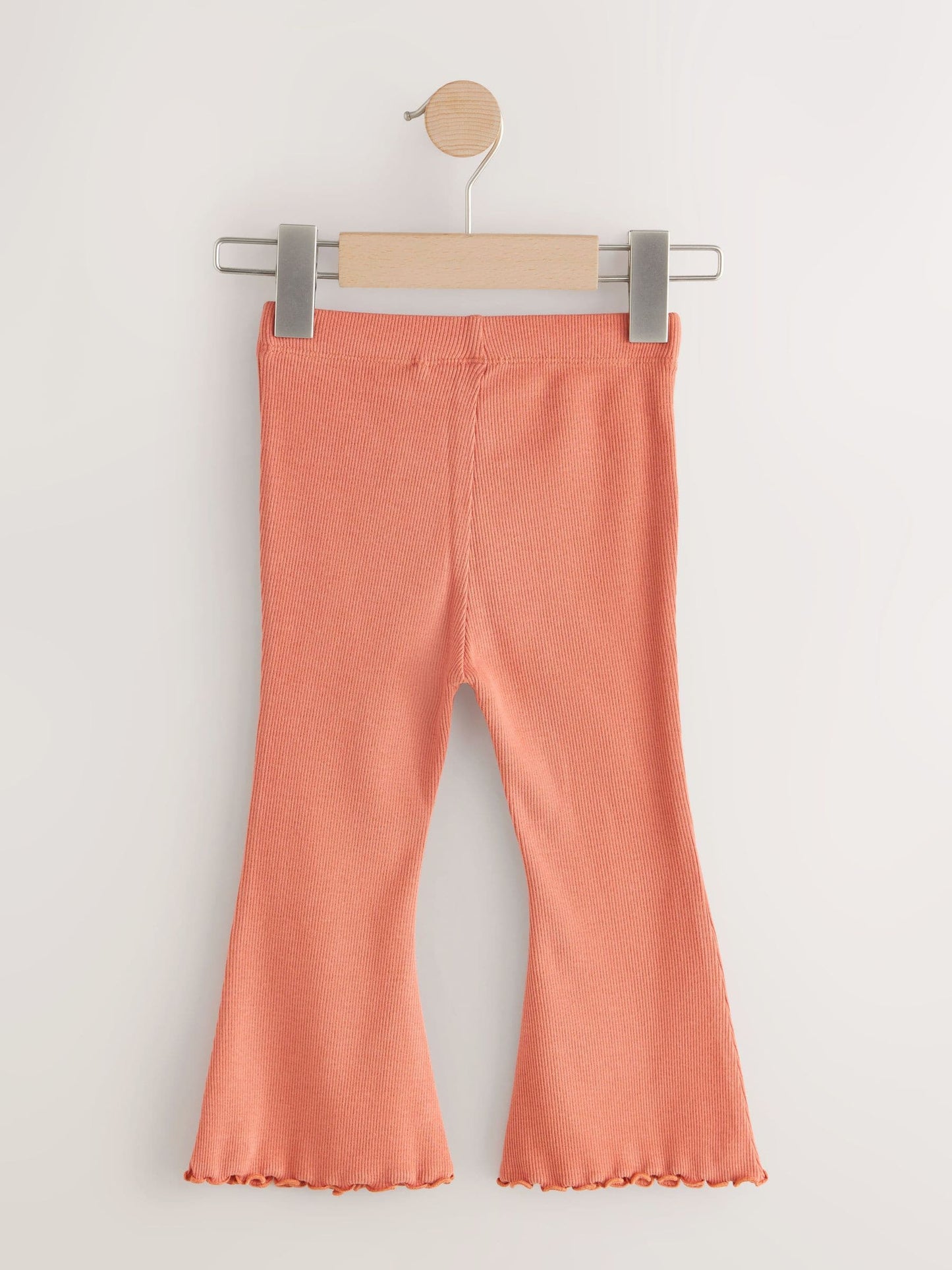 Orange Brown Rib Flare Leggings (3mths-7yrs) image 6