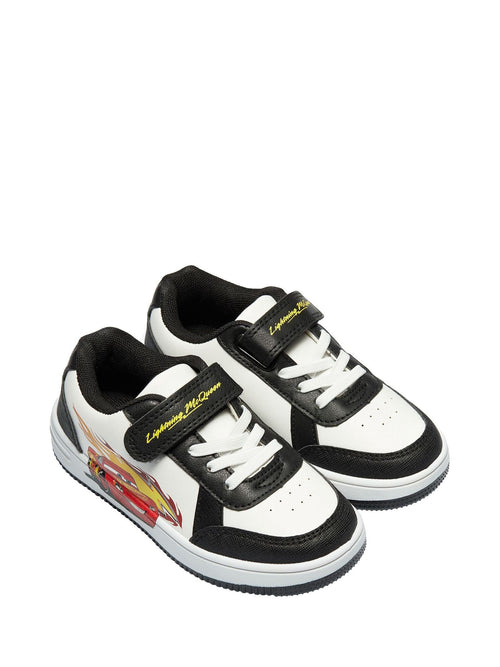 Character White Disney Cars Low Top Trainers image 1