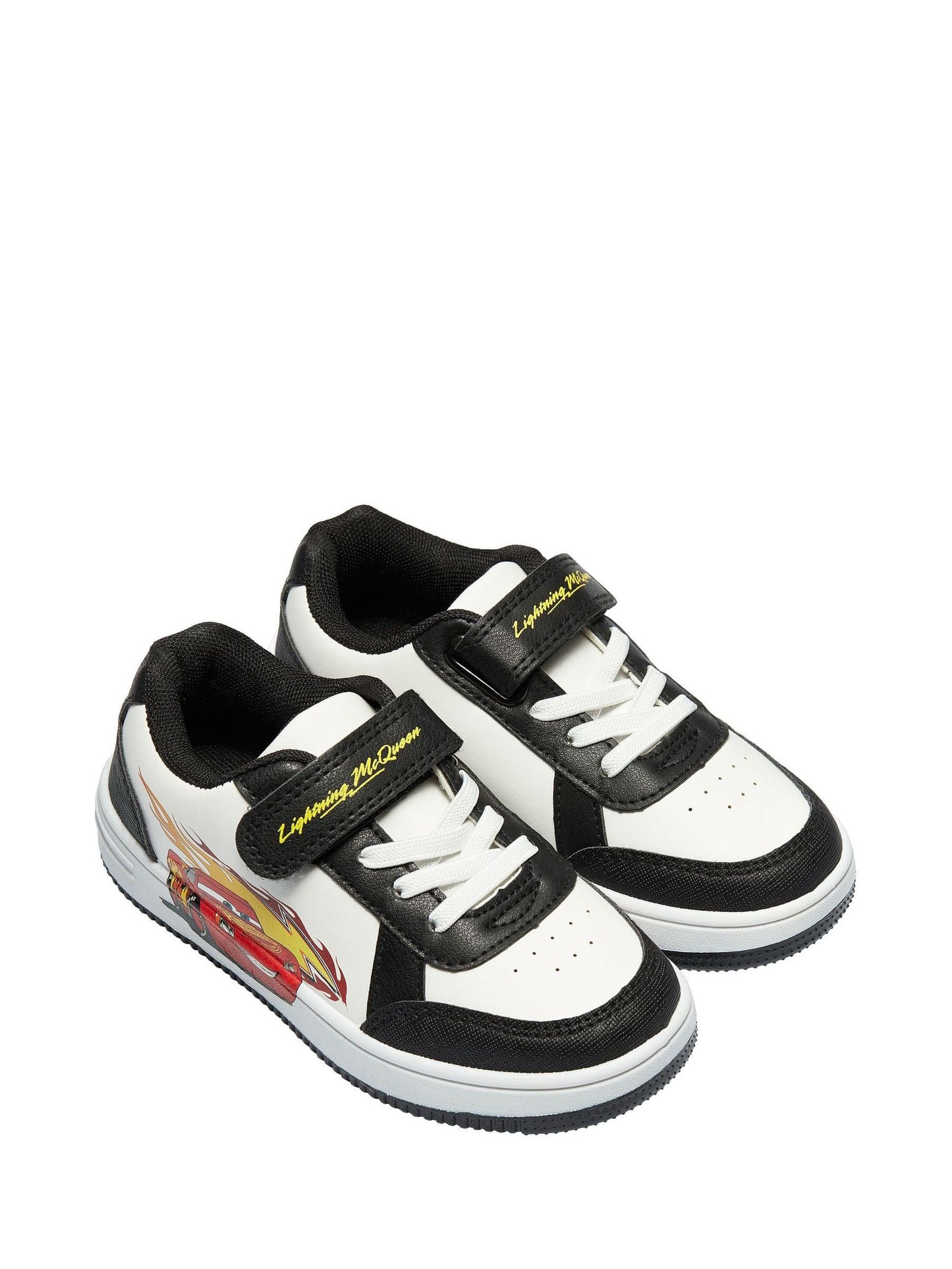 Character White Disney Cars Low Top Trainers image 1