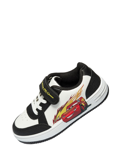 Character White Disney Cars Low Top Trainers image 2