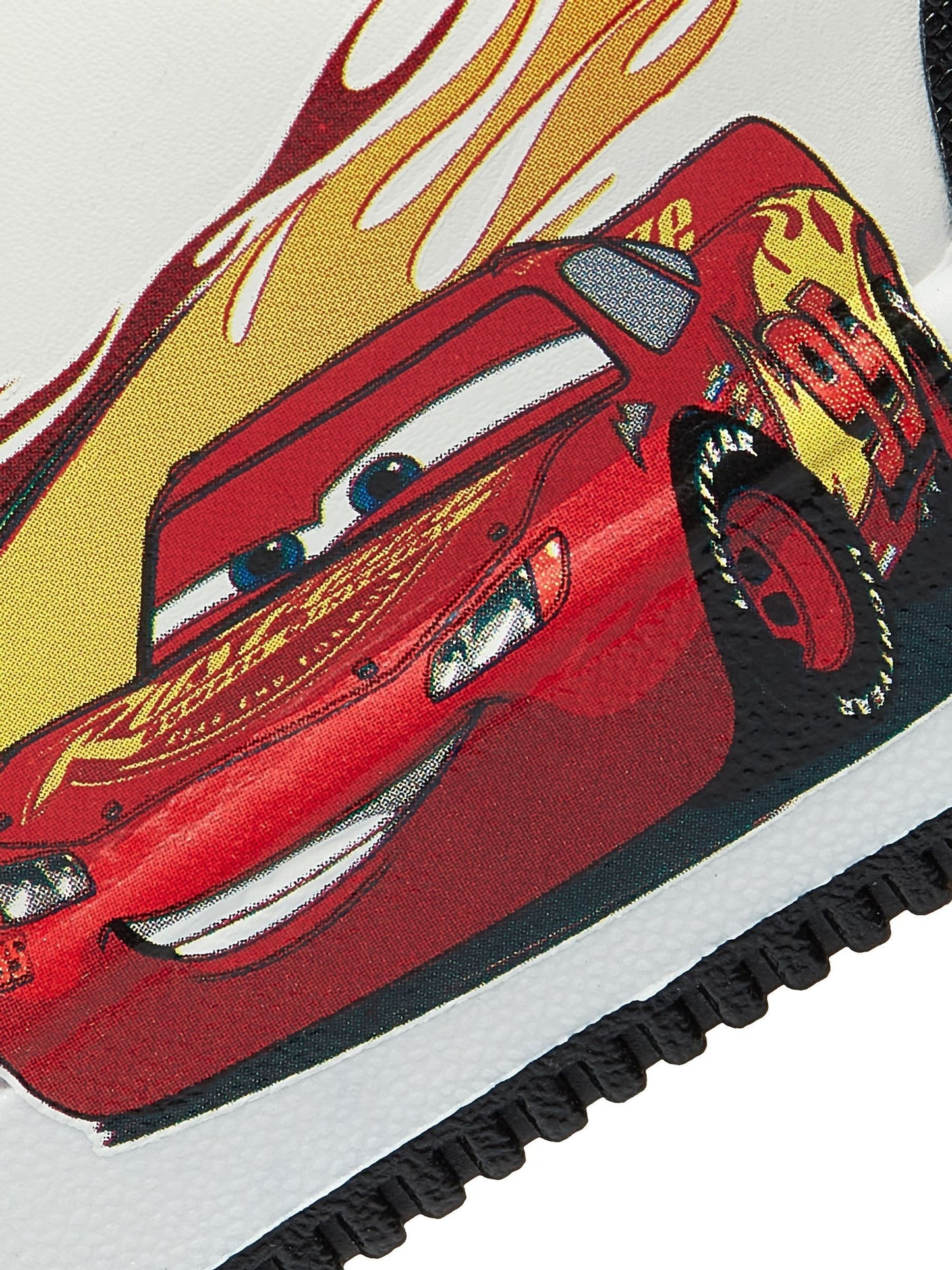 Character White Disney Cars Low Top Trainers image 3