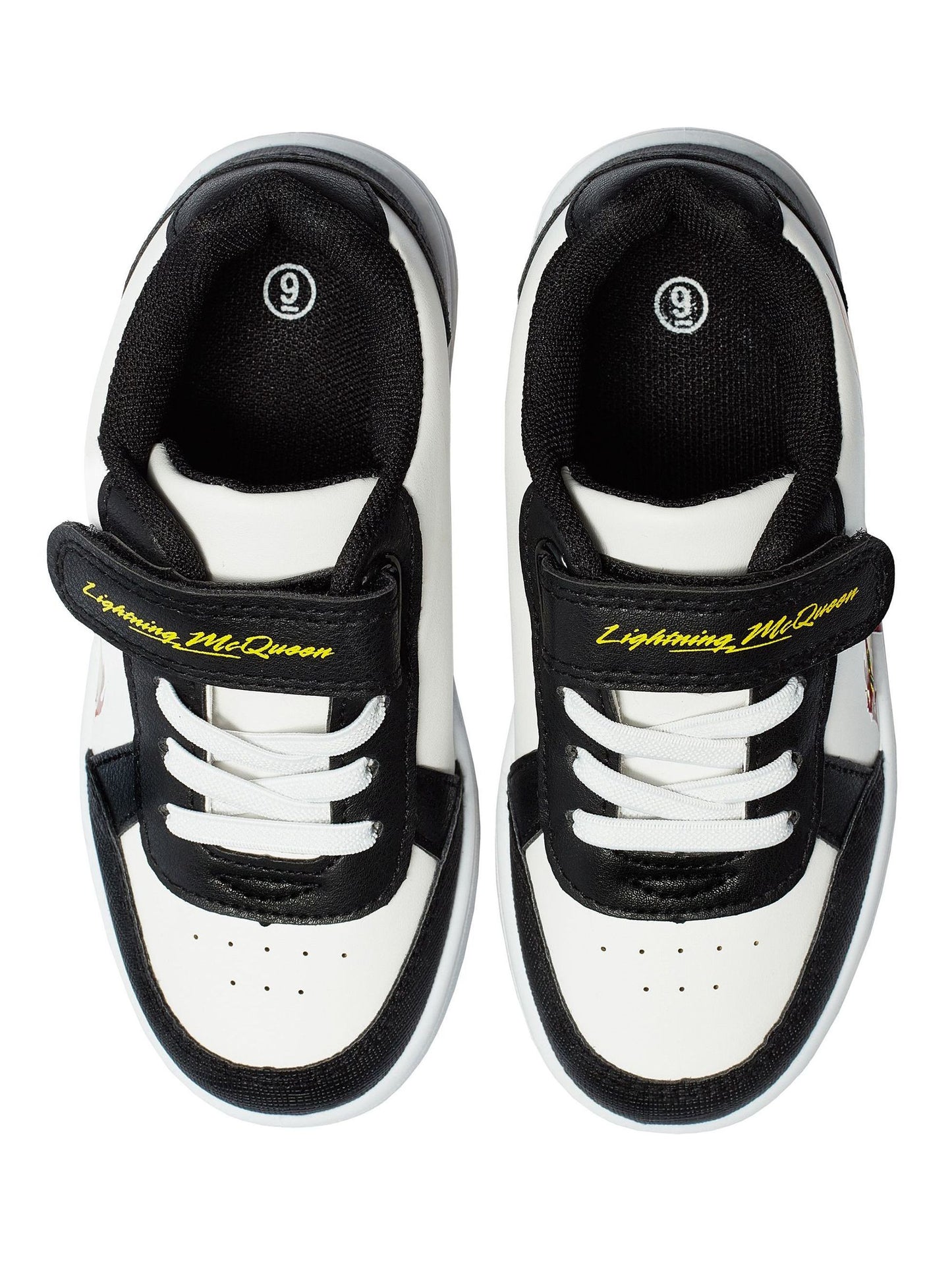 Character White Disney Cars Low Top Trainers image 4