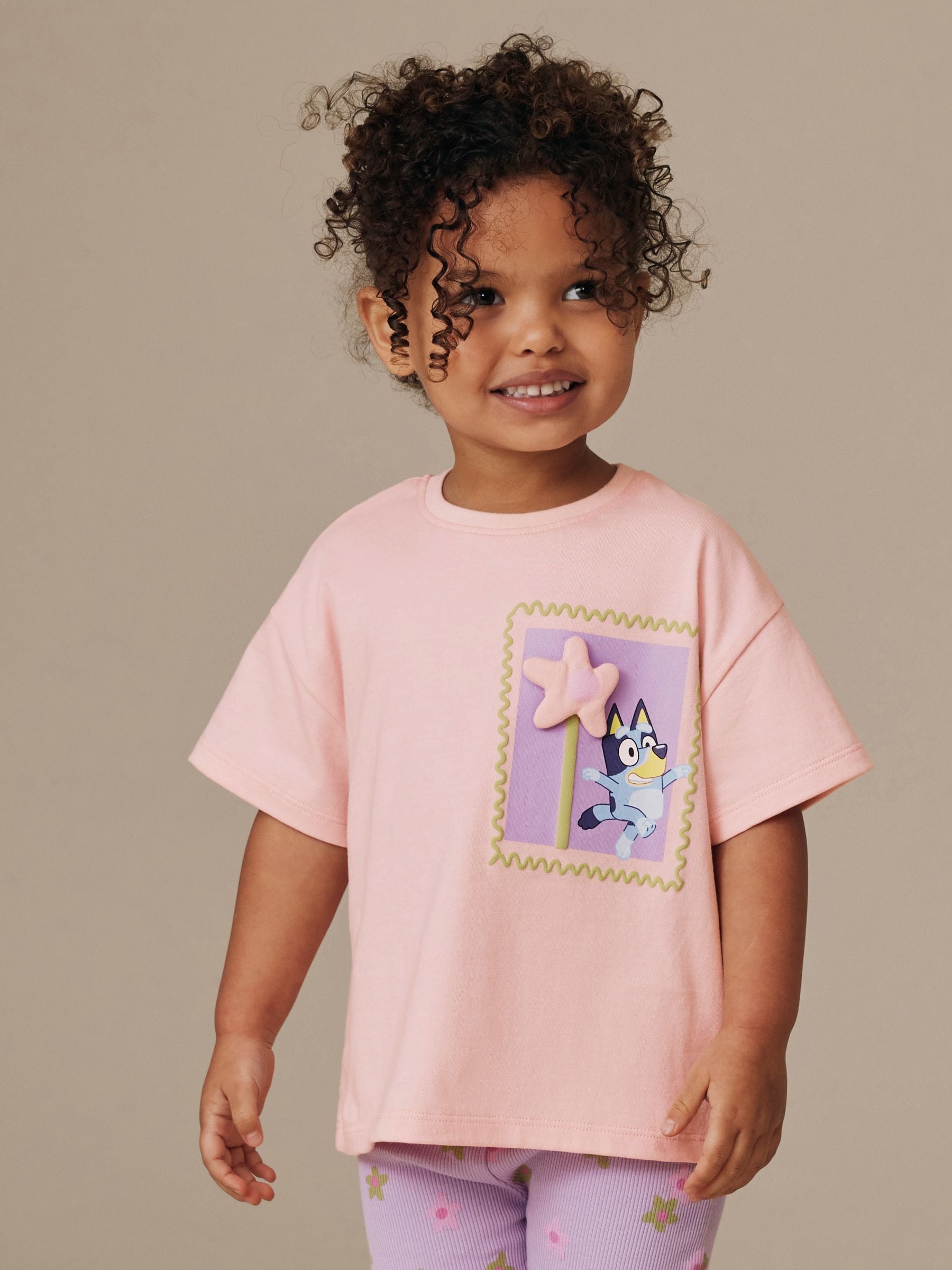 Pink Bluey Short Sleeve T-Shirt and Flare Set (3mths-7yrs) image 3