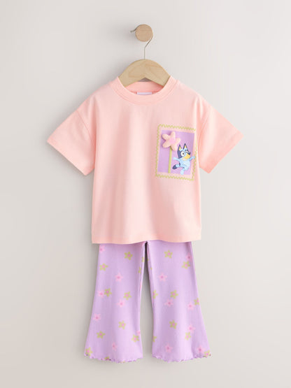 Pink Bluey Short Sleeve T-Shirt and Flare Set (3mths-7yrs) image 5