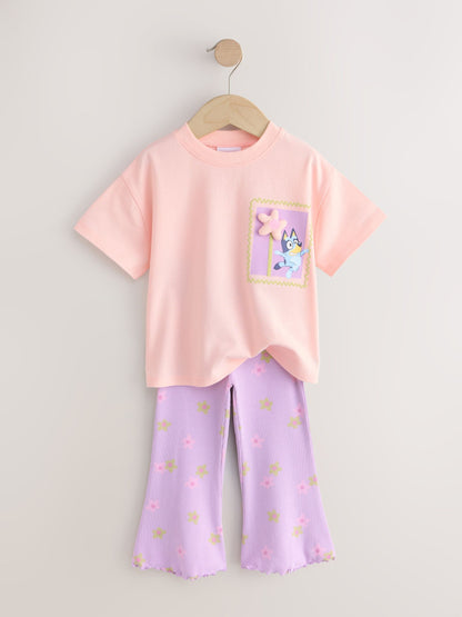 Pink Bluey Short Sleeve T-Shirt and Flare Set (3mths-7yrs) image 6
