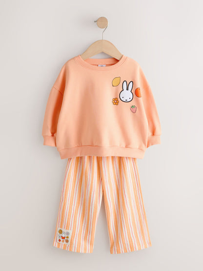 Peach Miffy Miffy Wide Leg Set (3mths-7yrs) image 6