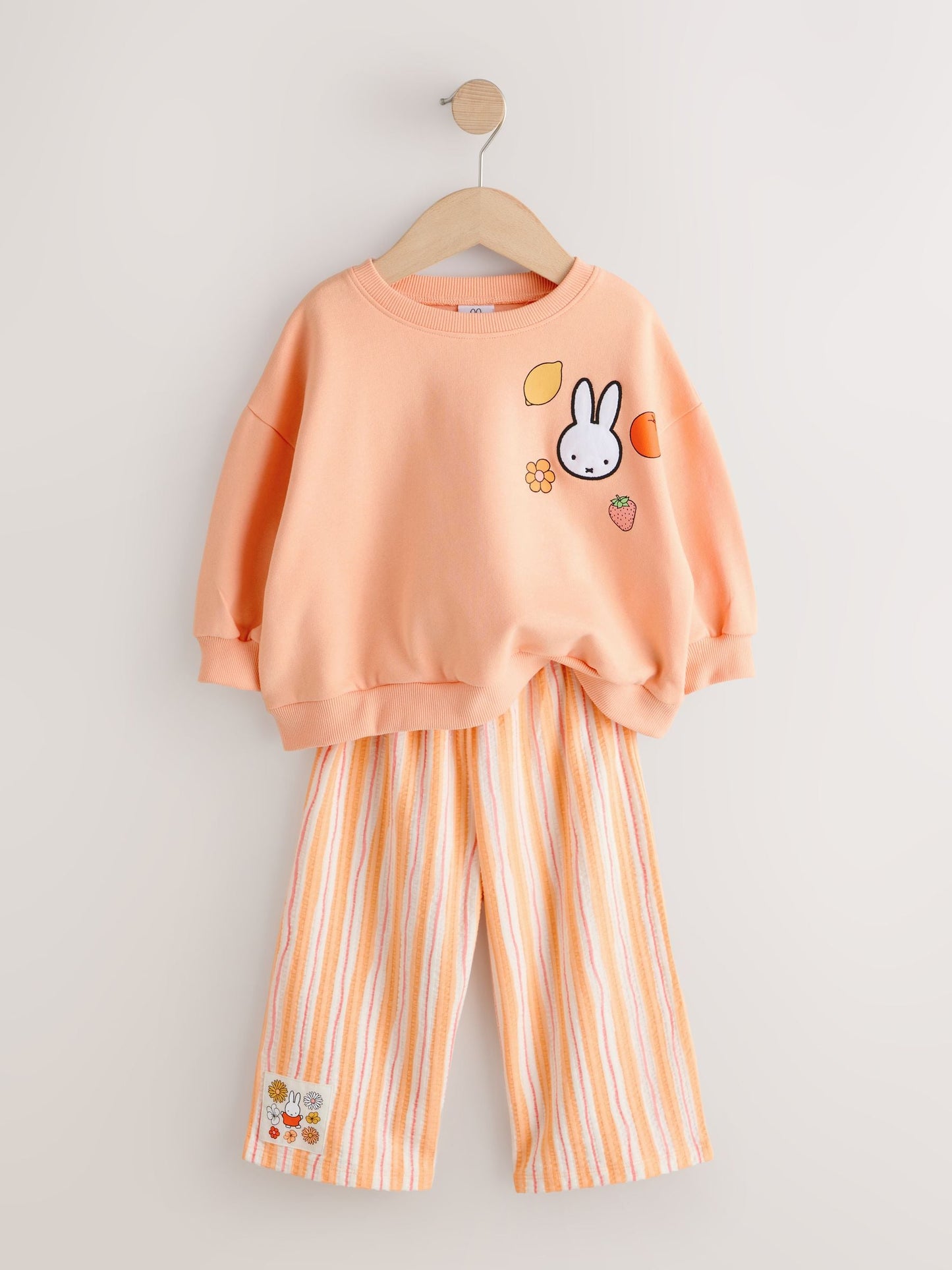 Peach Miffy Miffy Wide Leg Set (3mths-7yrs) image 7