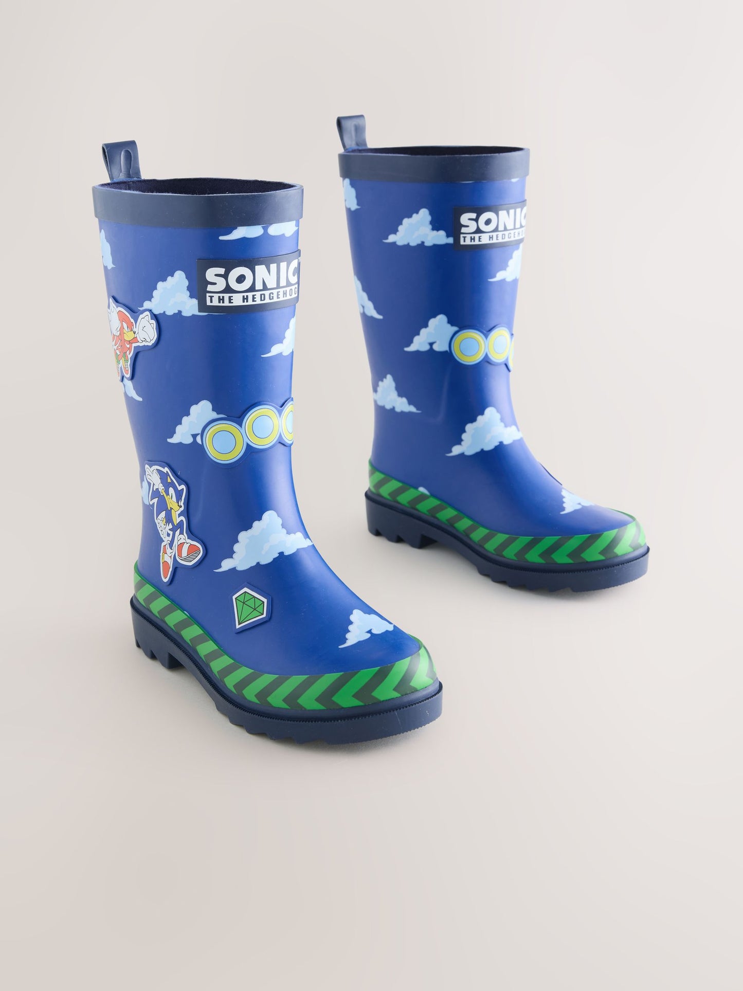Blue Sonic Rubber Wellies image 3