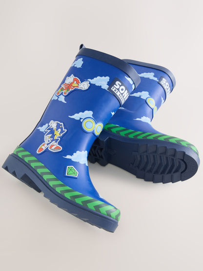 Blue Sonic Rubber Wellies image 5