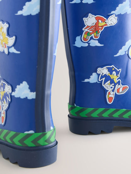 Blue Sonic Rubber Wellies image 6