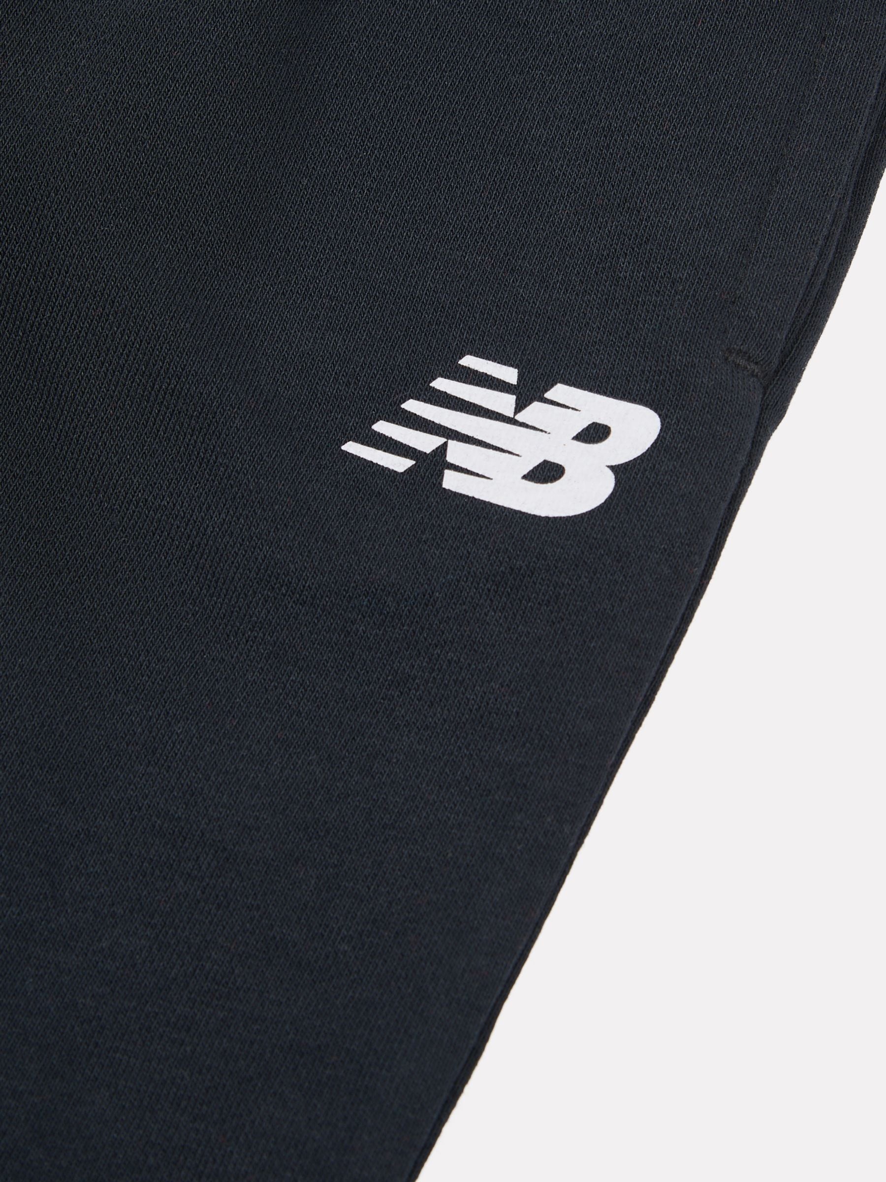 New Balance Black Graphic Print Joggers image 3