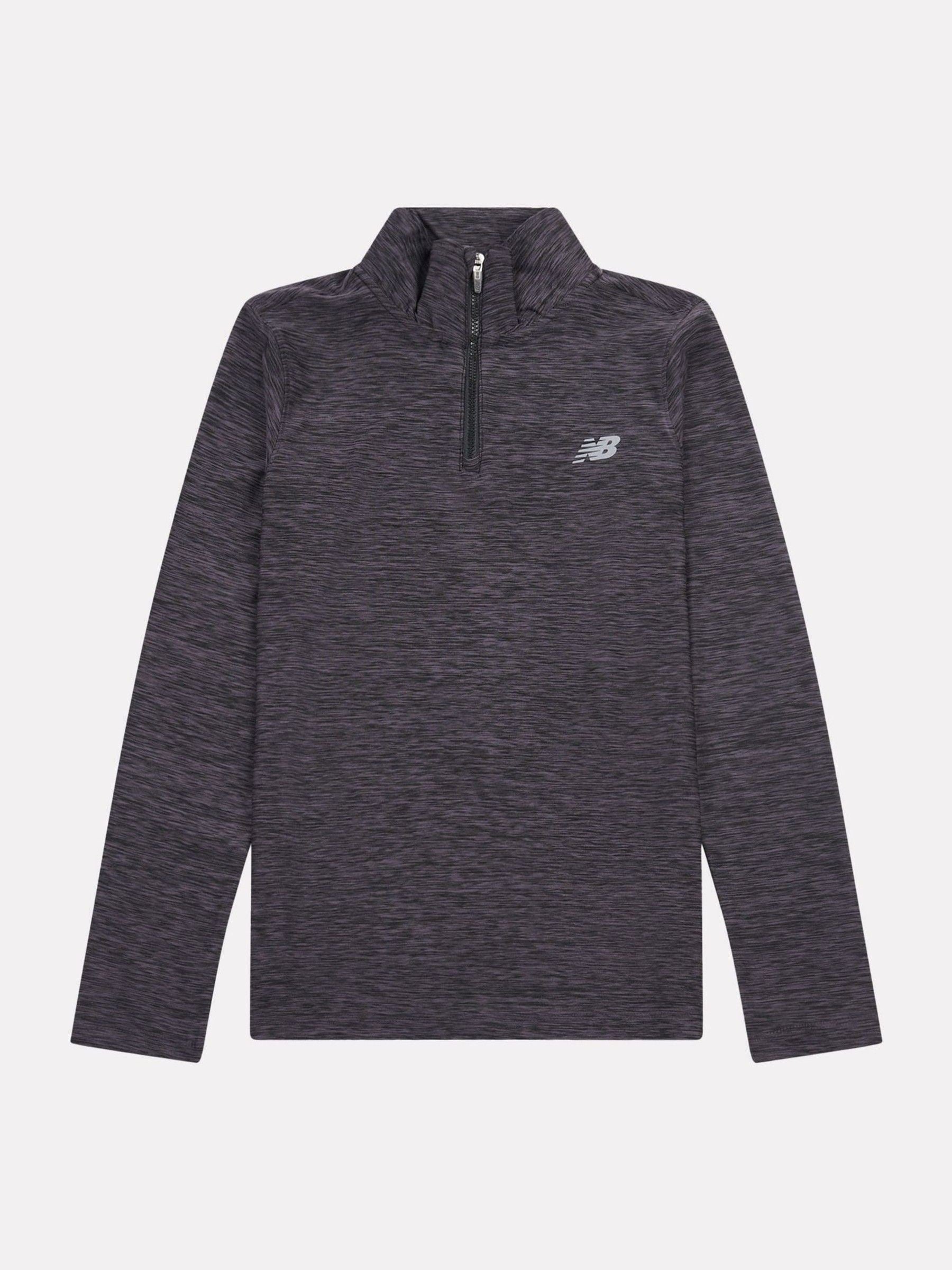 Dsiney Kidz - New Balance Black Athletics Quarter Zip Funnel Sweatshirt image 1