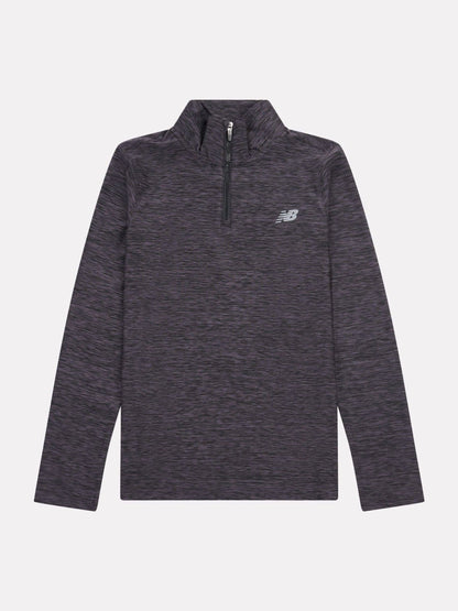 Dsiney Kidz - New Balance Black Athletics Quarter Zip Funnel Sweatshirt image 1
