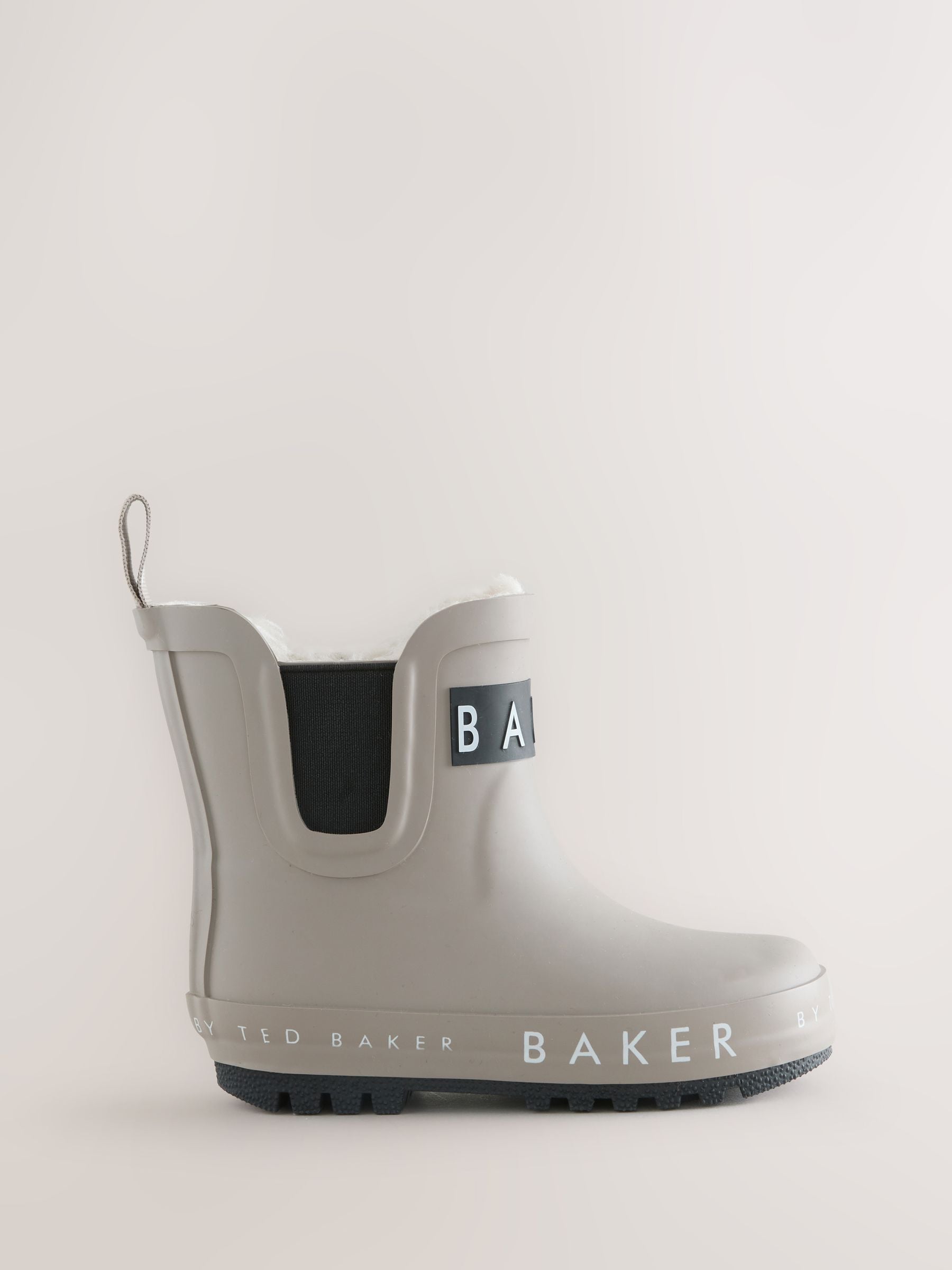 Baker by Ted Baker Boys Faux Fur Lined Welly Boots image 2