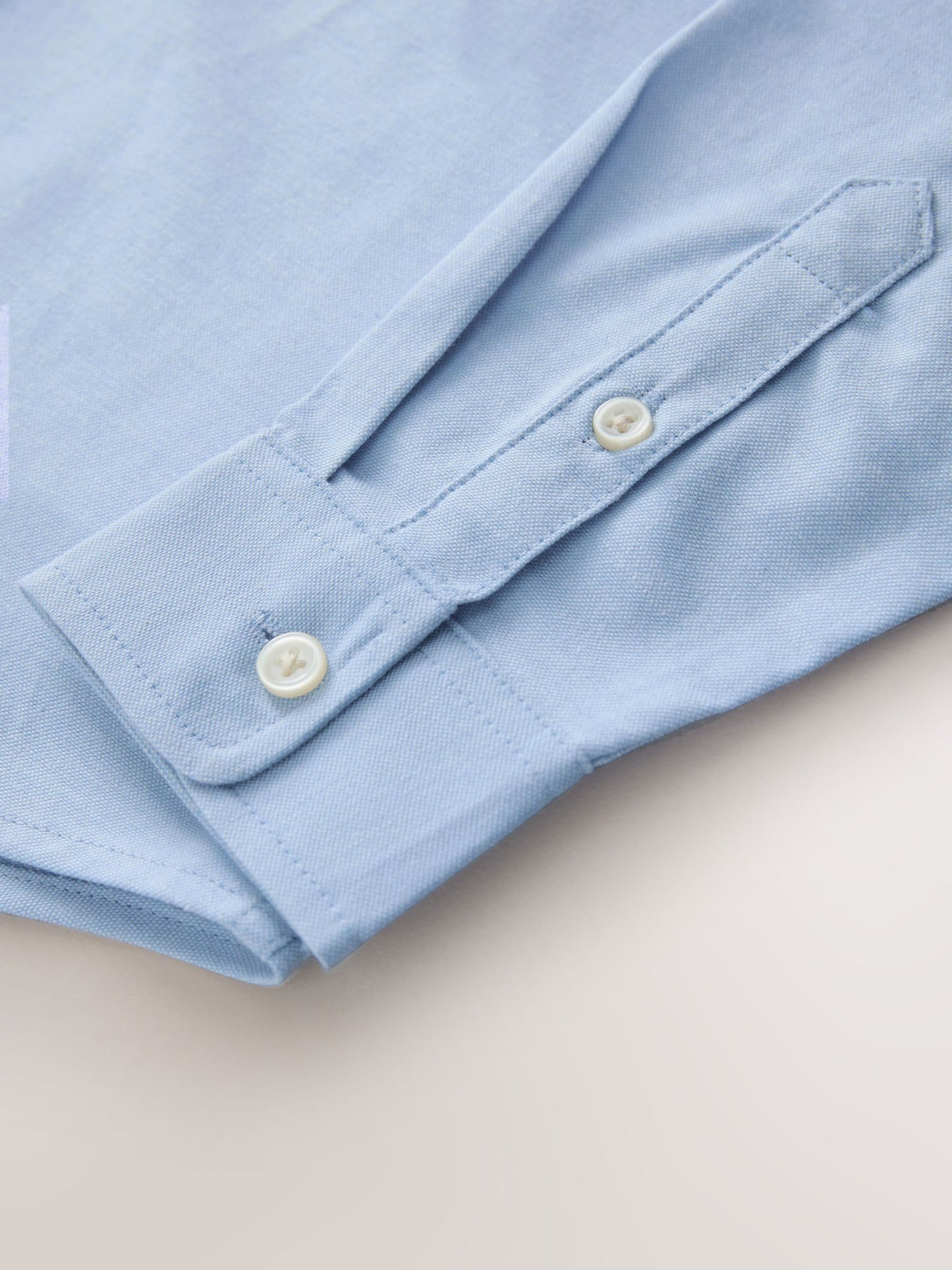 Dsiney Kidz - Blue Long Sleeve Grandad Collar Oxford Shirt (3-16yrs) image 6