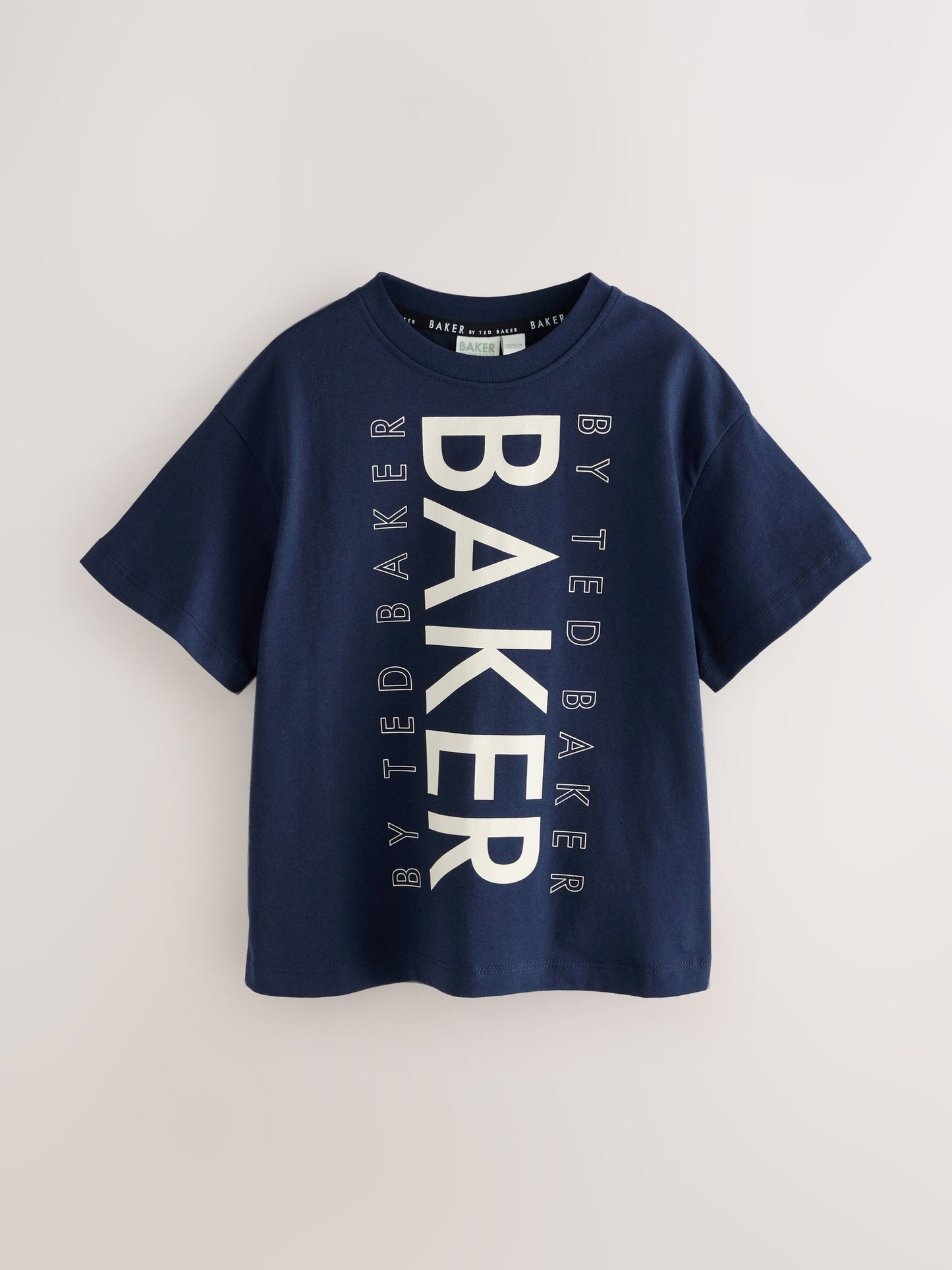 Dsiney Kidz - Baker by Ted Baker Navy/Blue/Stone Baker by Ted Baker 3 Pack T-Shirts image 3