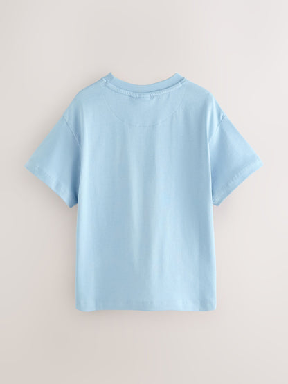 Dsiney Kidz - Baker by Ted Baker Navy/Blue/Stone Baker by Ted Baker 3 Pack T-Shirts image 5