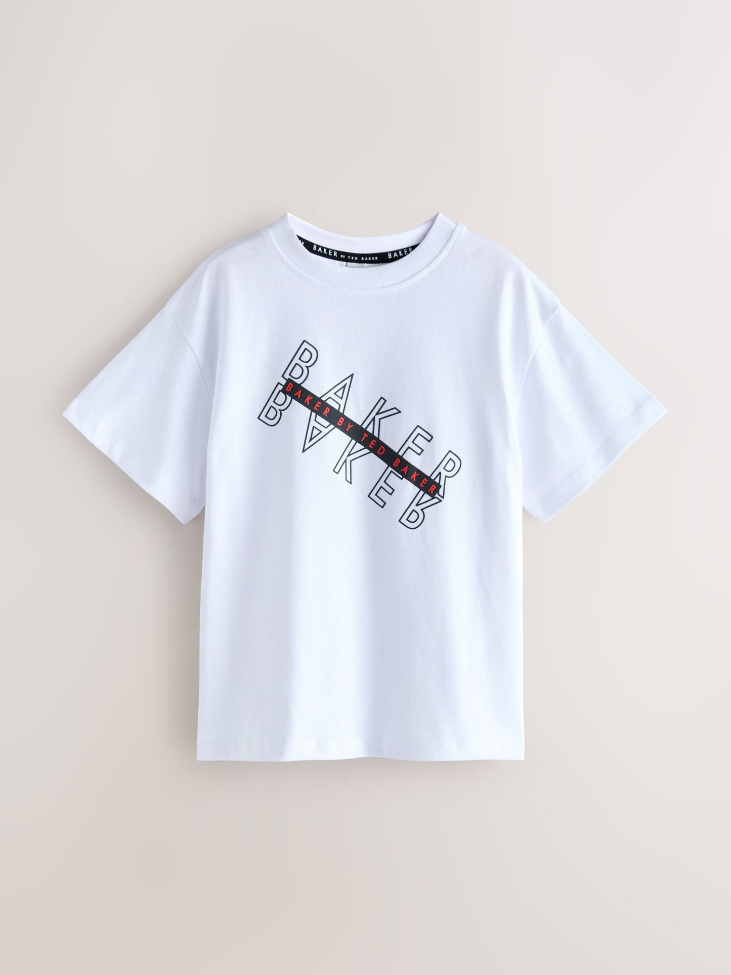 Dsiney Kidz - Baker by Ted Baker Red/Black/White Baker by Ted Baker 3 Pack T-Shirts image 2