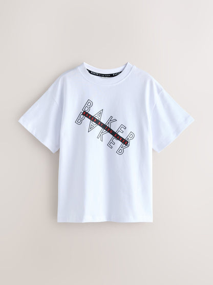 Dsiney Kidz - Baker by Ted Baker Red/Black/White Baker by Ted Baker 3 Pack T-Shirts image 2