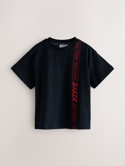 Dsiney Kidz - Baker by Ted Baker Red/Black/White Baker by Ted Baker 3 Pack T-Shirts image 3