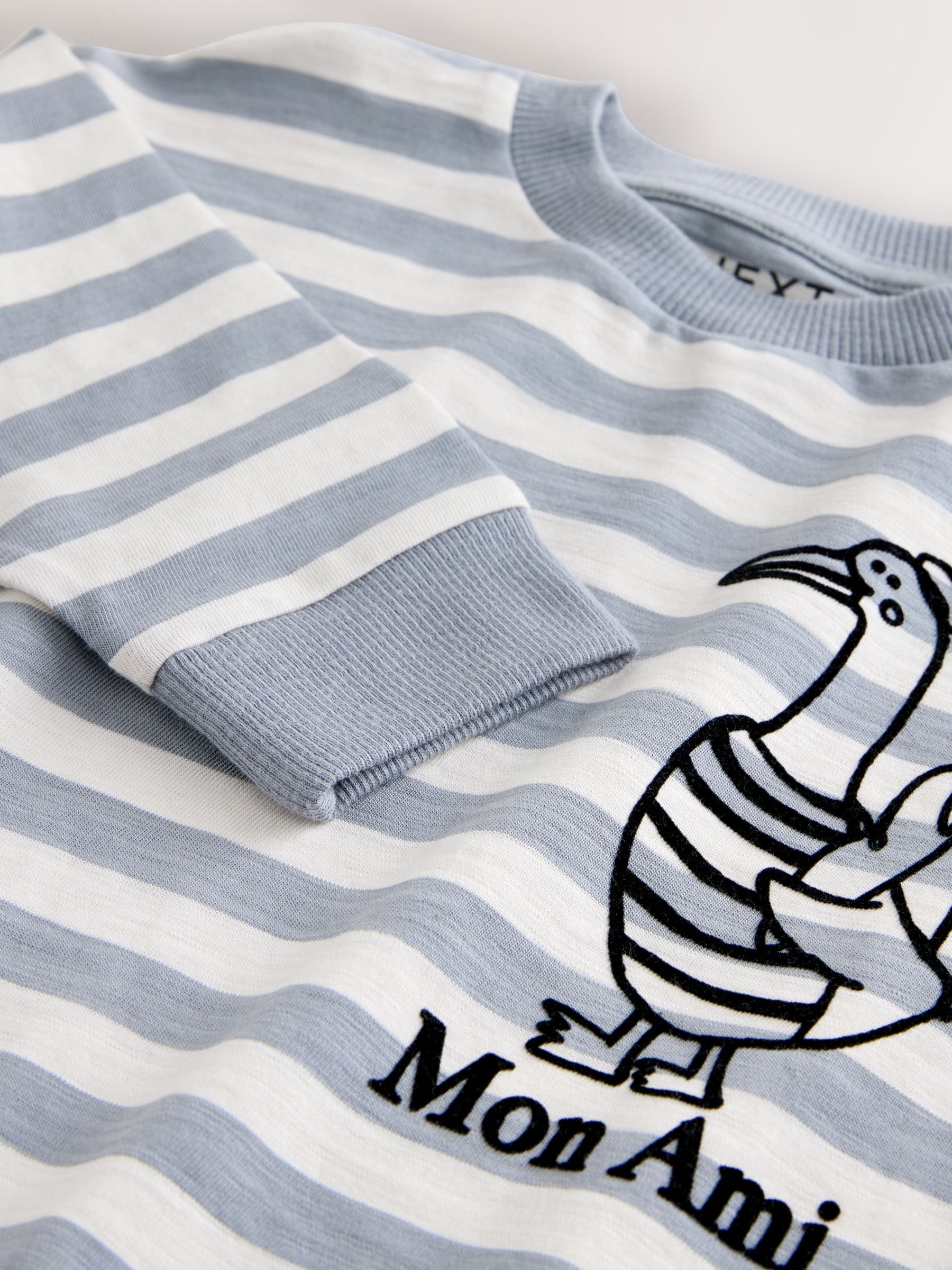 Dsiney Kidz - Grey Duck Long Sleeve Back Print T-Shirt (3mths-7yrs) image 7
