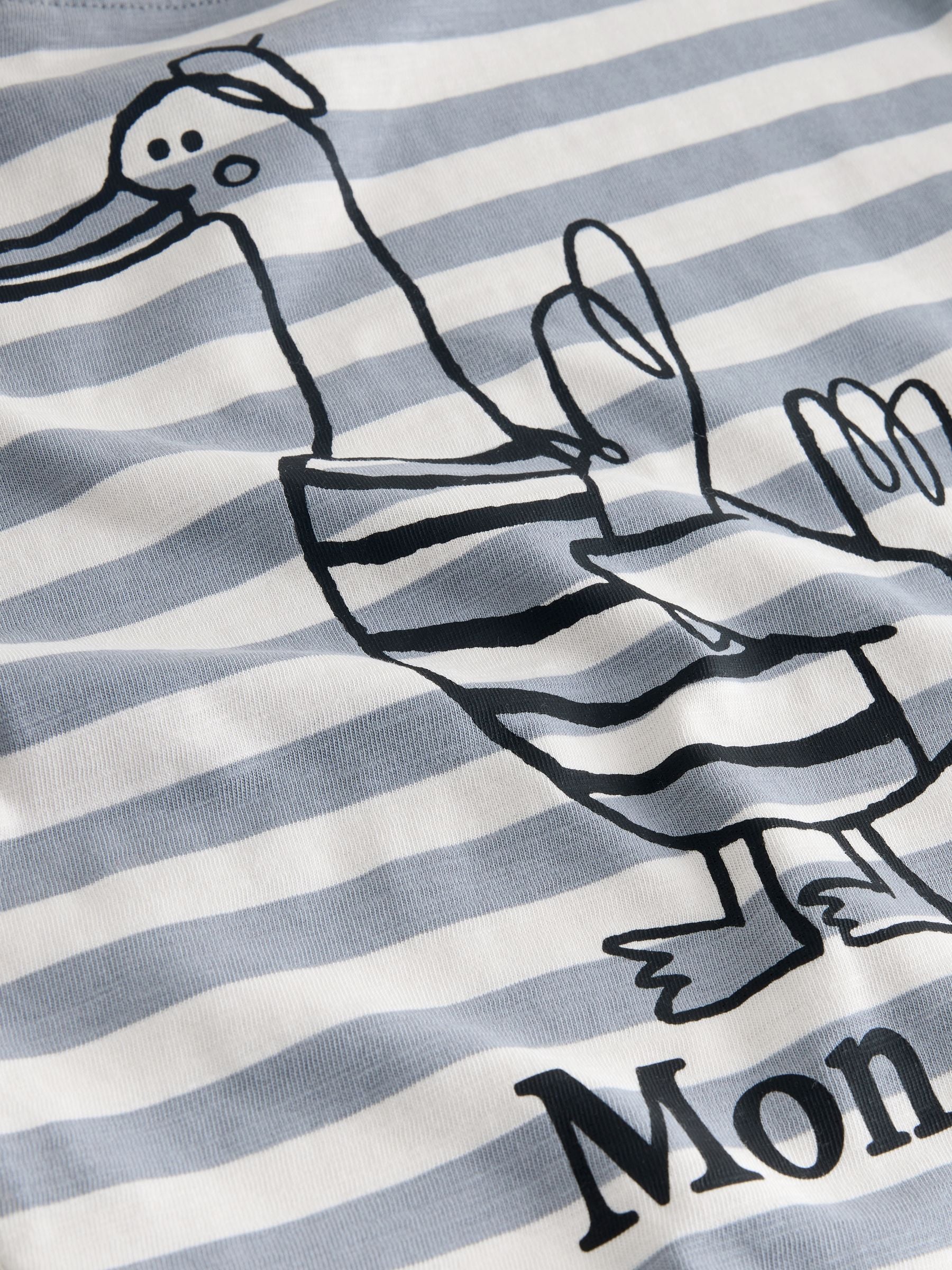 Dsiney Kidz - Grey Duck Long Sleeve Back Print T-Shirt (3mths-7yrs) image 8