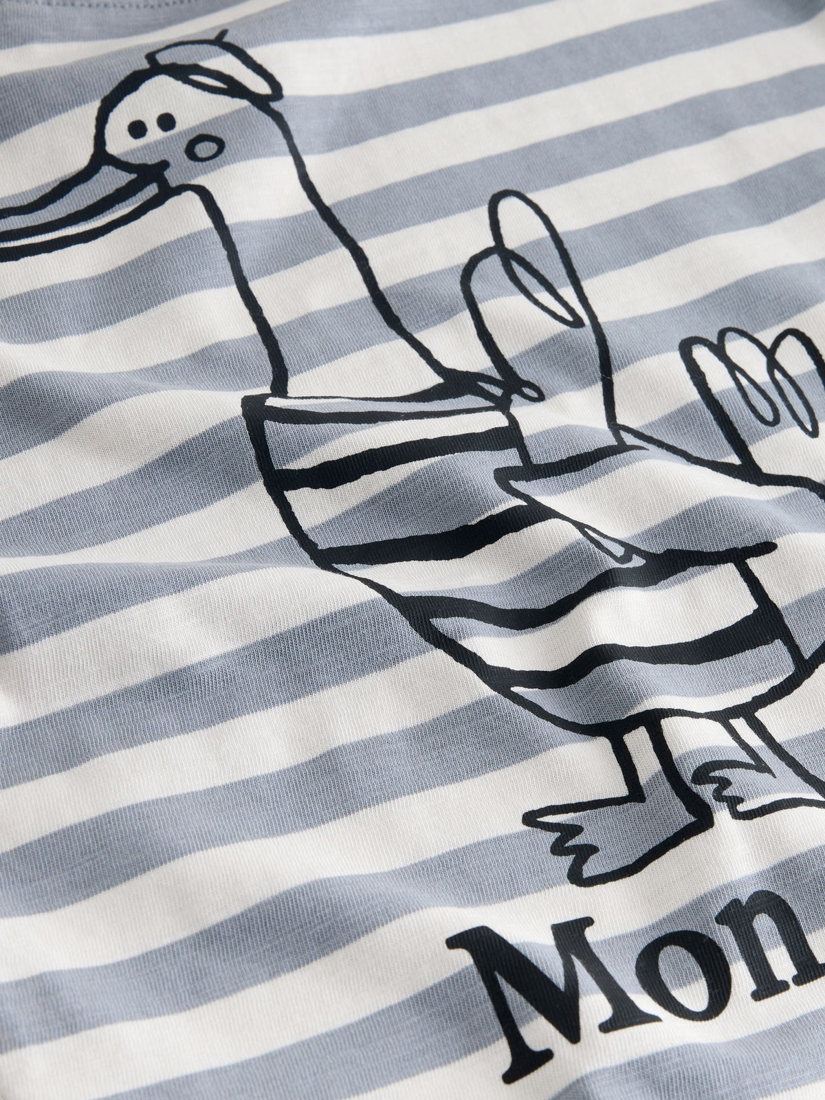 Dsiney Kidz - Grey Duck Long Sleeve Back Print T-Shirt (3mths-7yrs) image 8