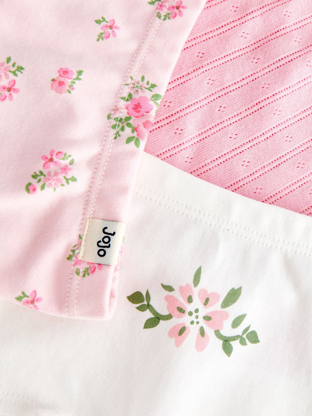 JoJo Maman Bébé Pink 2-Pack Floral Shorts - image 8