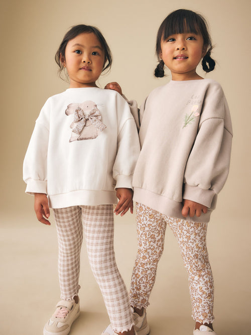 Dsiney Kidz - Neutral Sweatshirt & Leggings Set 2 Pack (3mths-7yrs) image 1