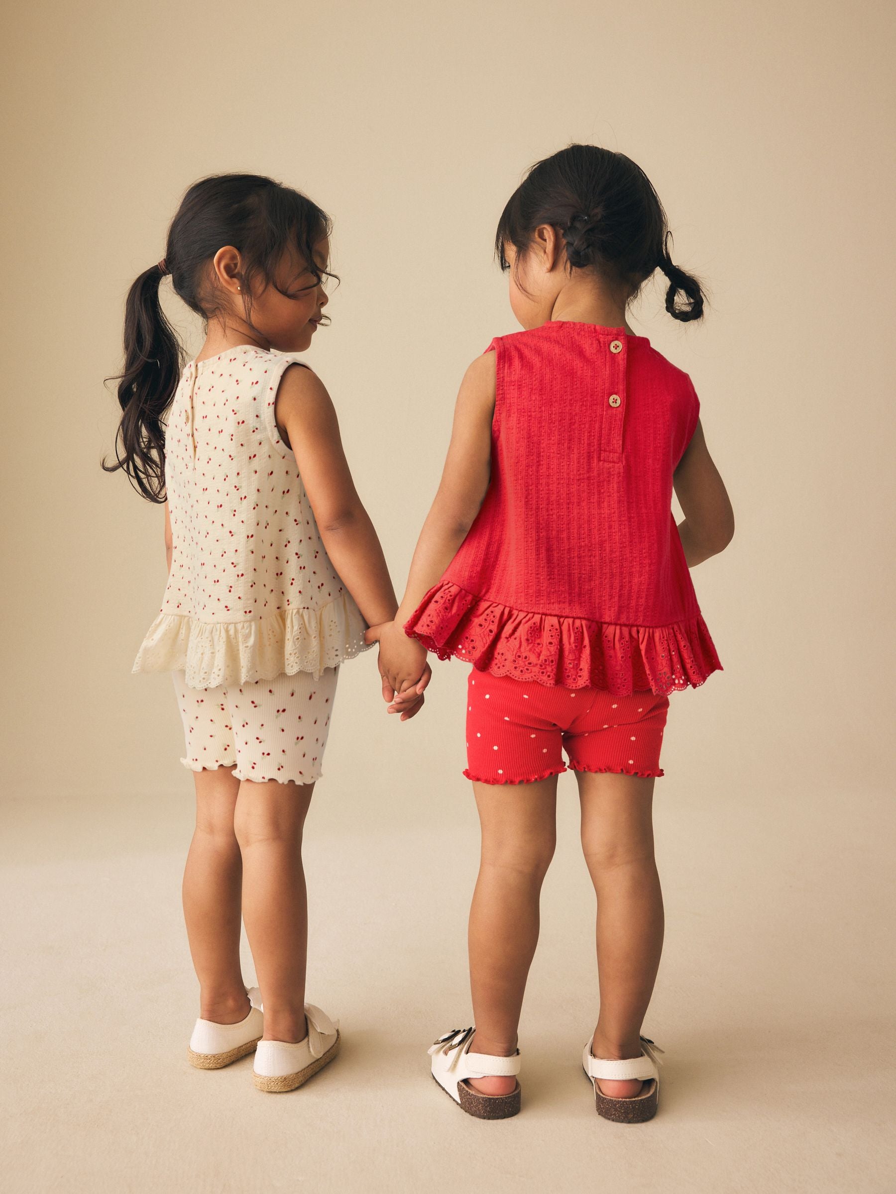 Red & White Vest and Shorts Set 2 Pack (3mths-7yrs) image 4