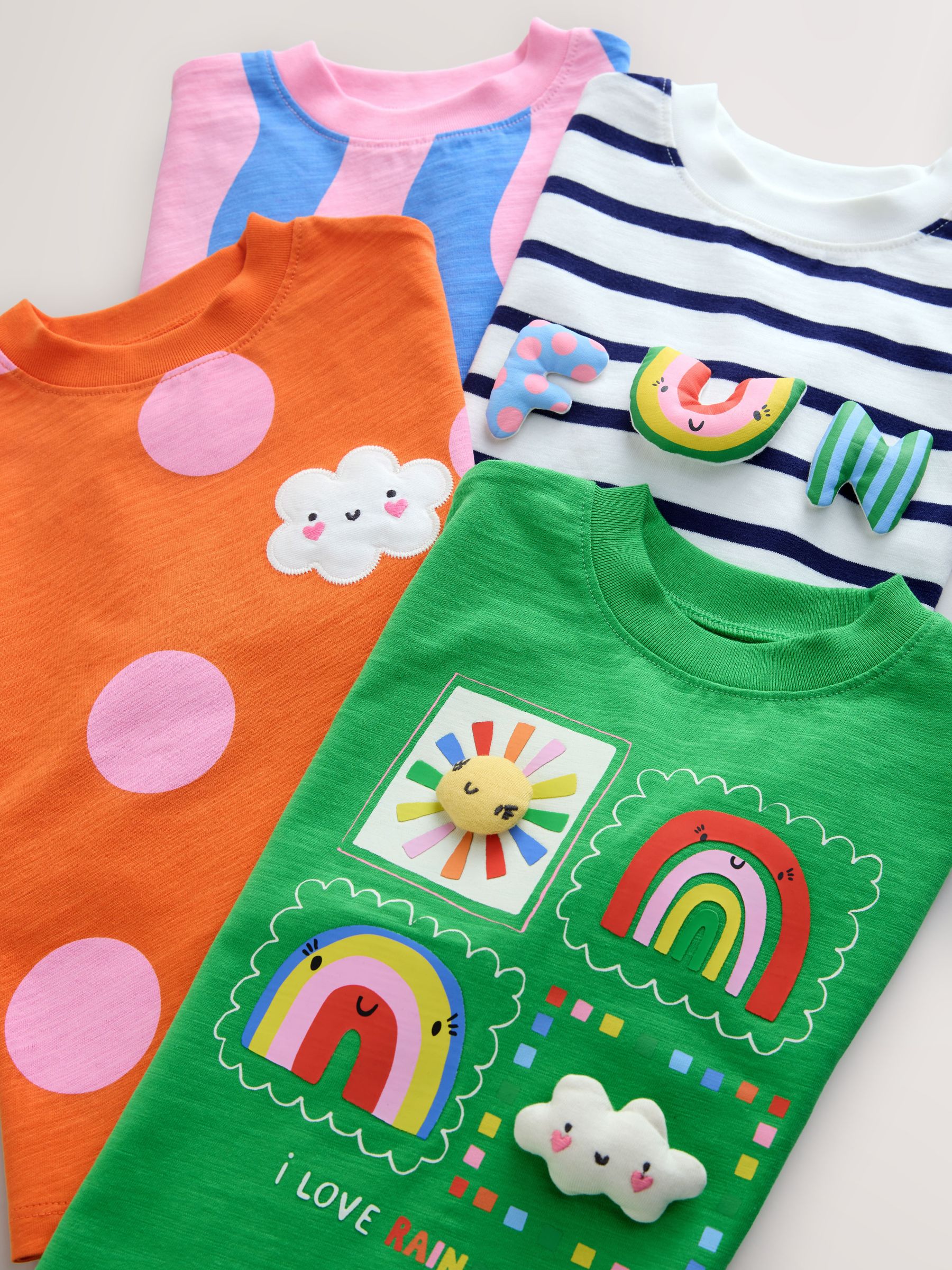 Rainbow T-Shirts 4 Pack (3mths-7yrs) image 7