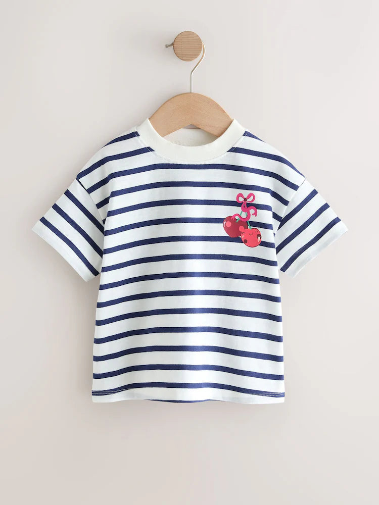 Red Hearts T-Shirts 3 Pack (3mths-7yrs)