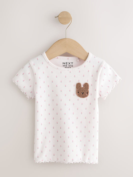 Dsiney Kidz - Pink Short Sleeve T-Shirts 5 Pack (3mths-7yrs) image 2