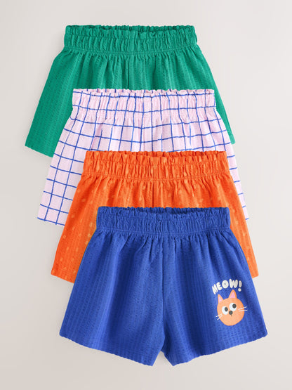 Blue/Green Shorts 4 Pack (3mths-7yrs) image 1