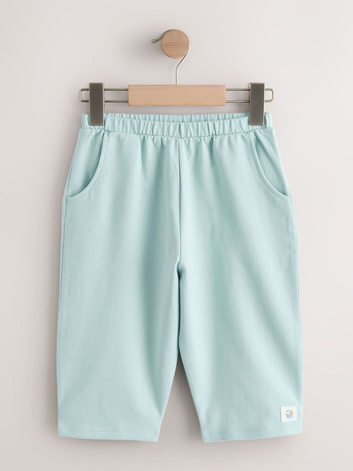 Blue/Cream Floral Barrel Trousers 3 Pack (3mths-7yrs) image 2