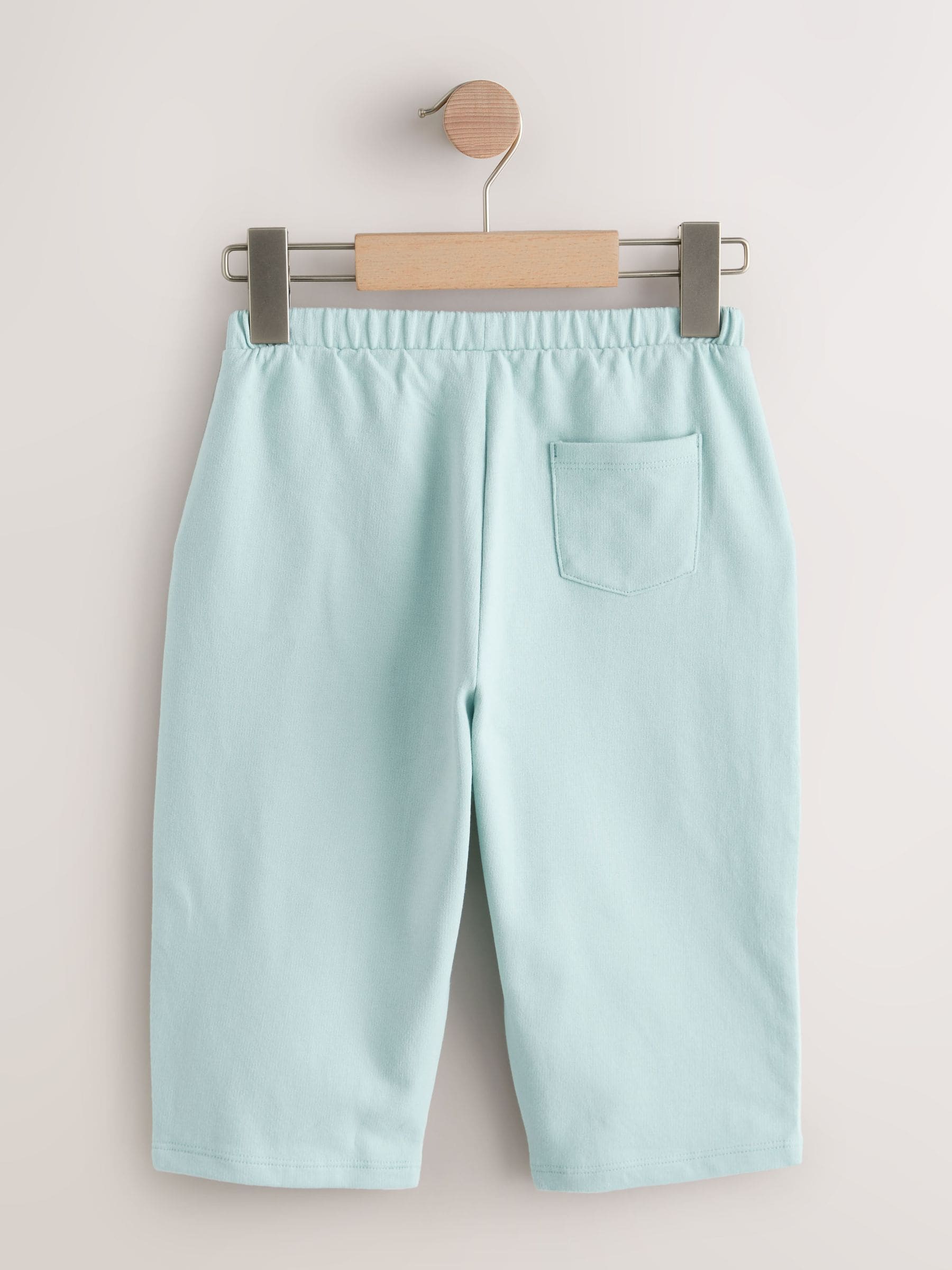 Blue/Cream Floral Barrel Trousers 3 Pack (3mths-7yrs) image 3