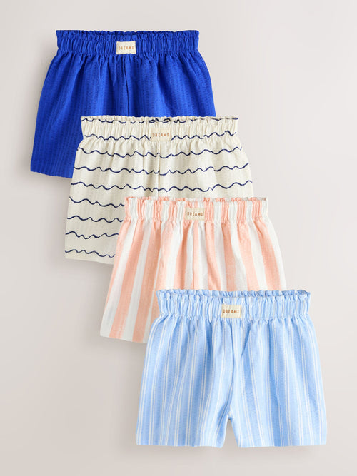 Blue/Pink Shorts 4 Pack (3mths-7yrs) image 1