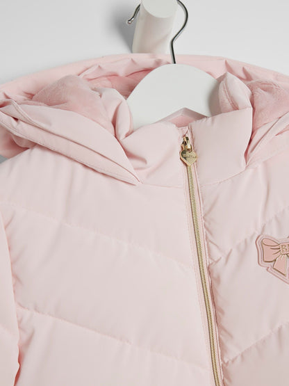 River Island Pink Skirt Padded Coat