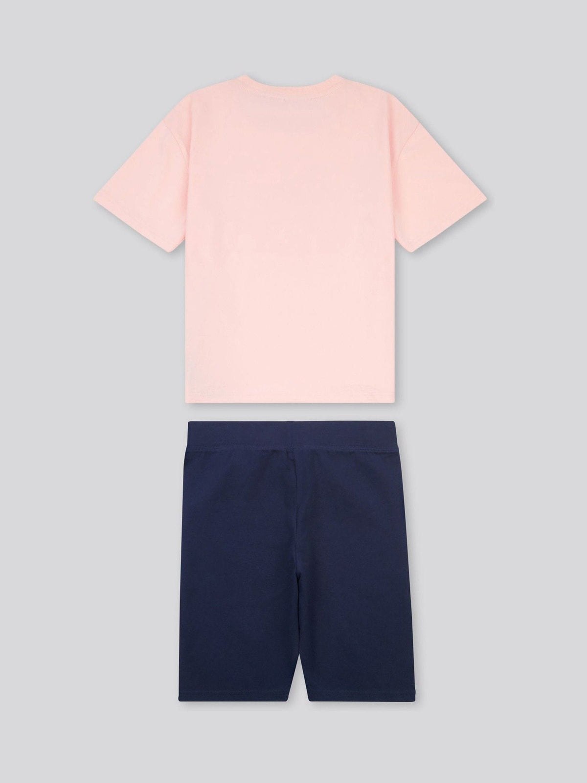 Dsiney Kidz - U.S. Polo Assn Pink Print T-Shirt & Jersey Shorts Set image 2