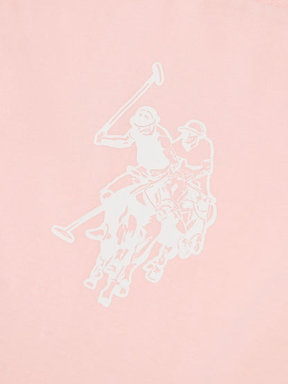 Dsiney Kidz - U.S. Polo Assn Pink Print T-Shirt & Jersey Shorts Set image 5