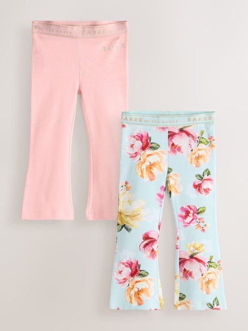 Baker by Ted Baker 2 Pack Pink Flares Leggings image 1