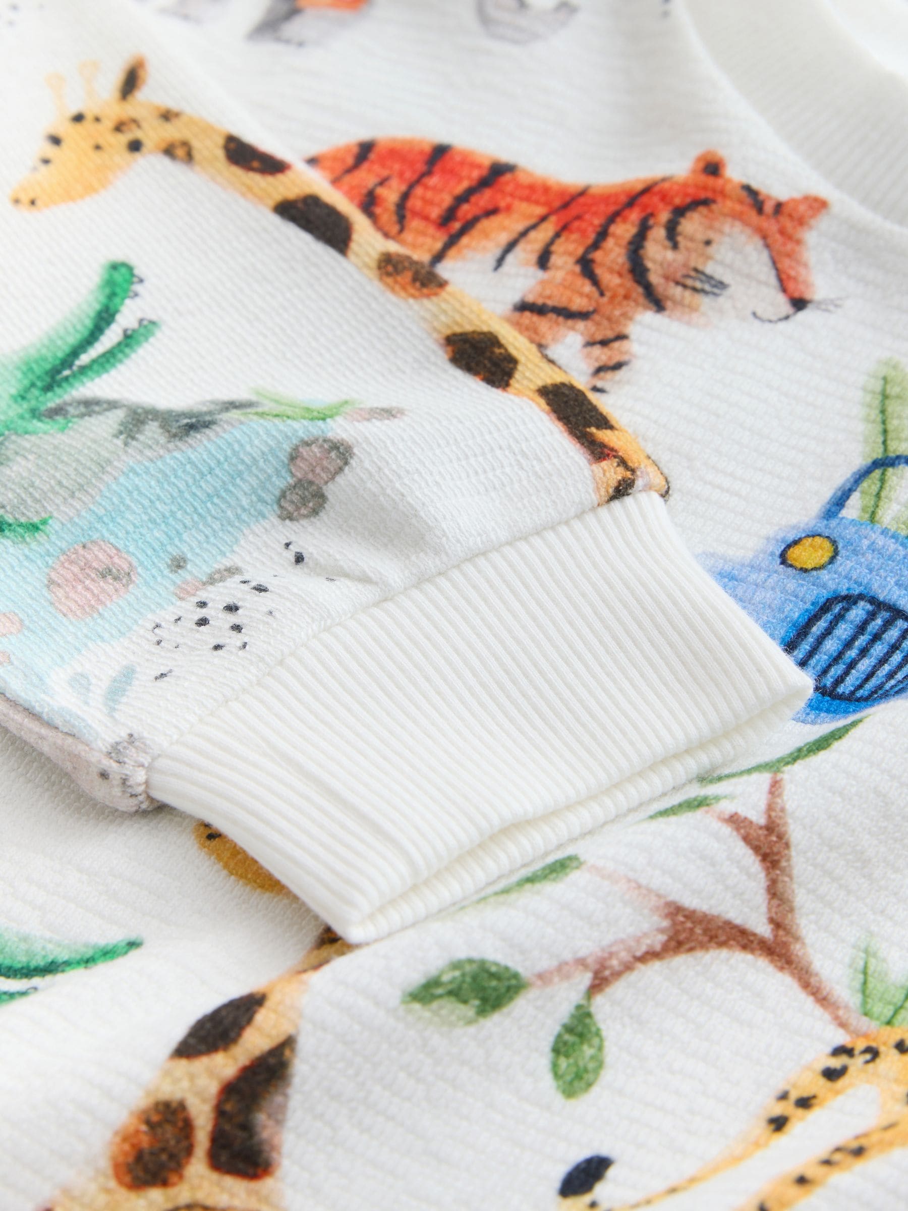 Dsiney Kidz - Watercolour Animals All Over Printed Crew Neck Sweat Top (3mths-7yrs) image 7